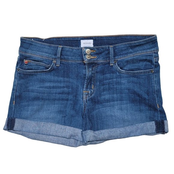 Hudson Croxley mid rise roll cuff shorts size 29 - Picture 3 of 11